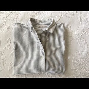Everlane Japanese Oxford Square Striped Shirt